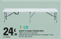 E.Leclerc Bianco plegable resina hdpe oferta