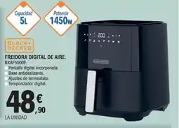 E.Leclerc Freidora digital de aire oferta