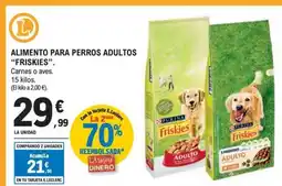 E.Leclerc FRISKIES Alimento para perros adultos oferta