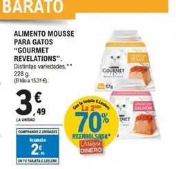 E.Leclerc GOURMET REVELATIONS Alimento mousse para gatos oferta