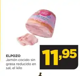 Alimerka ELPOZO Jamón cocido sin grasa reducido en sal oferta