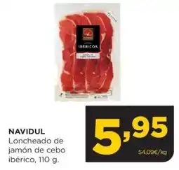 Alimerka NAVIDUL Loncheado de jamón de cebo ibérico oferta