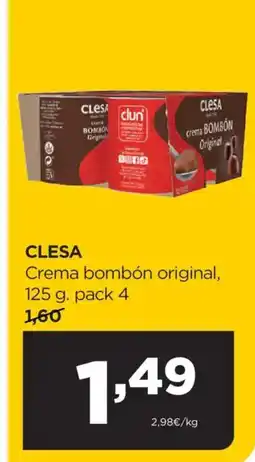 Alimerka CLESA Crema bombón original oferta