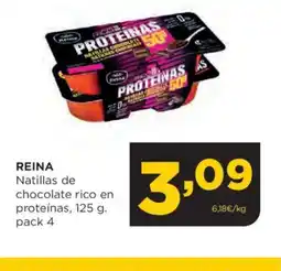 Alimerka REINA Natillas de chocolate rico en proteinas oferta