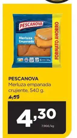 Alimerka PESCANOVA Merluza empanada crujiente oferta