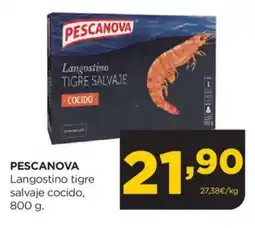 Alimerka PESCANOVA Langostino tigre salvaje cocido oferta