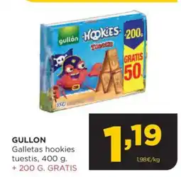 Alimerka GULLON Galletas hookies tuestis oferta