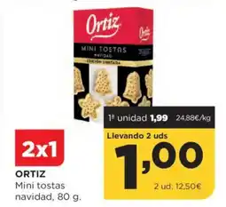 Alimerka ORTIZ Mini tostas navidad oferta