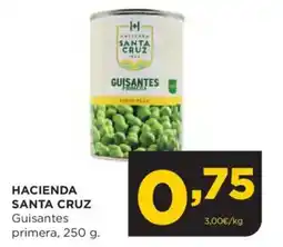 Alimerka HACIENDA SANTA CRUZ Guisantes primera oferta