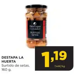 Alimerka DESTAPA LA HUERTA Surtido de setas oferta