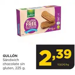 Alimerka GULLÓN Sándwich chocolate sin gluten oferta