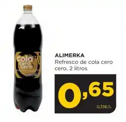Alimerka ALIMERKA Refresco de cola cero cero oferta