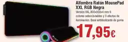 Hiper FROIZ Alfombra Ratón MousePad XXL RGB Negra oferta