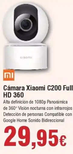 Hiper FROIZ XIAOMI Cámara C200 Full HD 360 oferta
