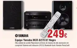 Hiper FROIZ YAMAHA Equipo MCR-B270 BT Negro oferta