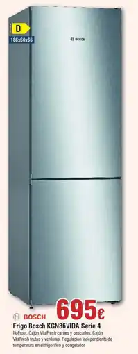 Hiper FROIZ BOSCH Frigo KGN36VIDA Serie 4 oferta