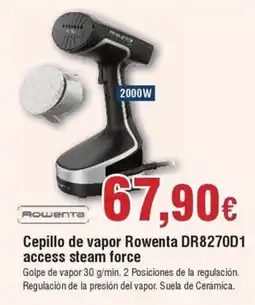 Hiper FROIZ ROWENTA Cepillo de vapor Rowenta DR8270D1 access steam force oferta