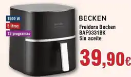 Hiper FROIZ BECKEN Freidora BAF9331BK Sin aceite oferta