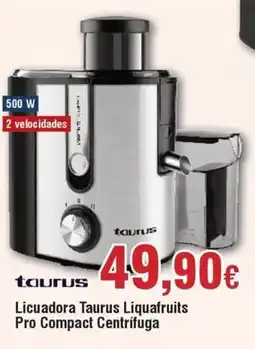 Hiper FROIZ TAURUS Licuadora Liquafruits Pro Compact Centrífuga oferta
