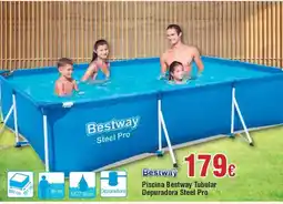 Hiper FROIZ BESTWAY Piscina Tubular Depuradora Steel Pro oferta