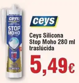 Hiper FROIZ CEYS Silicona Stop Moho traslúcida oferta