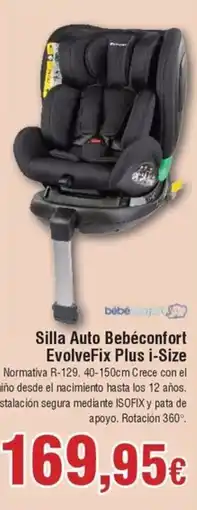 Hiper FROIZ Silla Auto Bebéconfort EvolveFix Plus i-Size l oferta