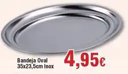 Hiper FROIZ Bandeja Oval 35x23,5cm Inox oferta