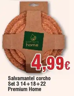 Hiper FROIZ Salvamantel corcho Set 3 14+18+22 Premium Home oferta