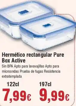 Hiper FROIZ Hermético rectangular Pure Box Active oferta