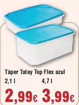 Hiper FROIZ TATAY Táper Top Flex azul oferta