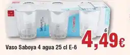 Hiper FROIZ Vaso Saboya 4 agua oferta