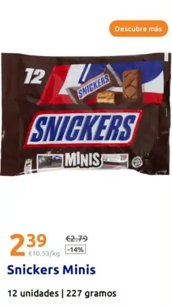 Action SNICKERS Minis oferta