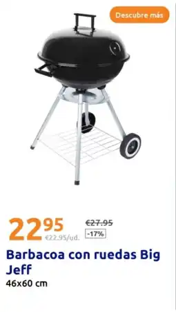 Action Barbacoa con ruedas Big Jeff oferta