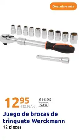 Action Juego de brocas de trinquete Werckmann oferta