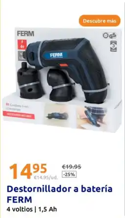 Action FERM Destornillador a batería oferta