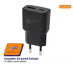 Action Cargador de pared Sologic oferta