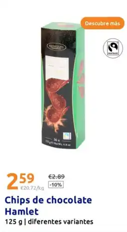 Action Chips de chocolate Hamlet oferta