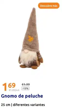 Action Gnomo de peluche oferta