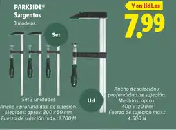 Lidl PARKSIDE Sargentos oferta
