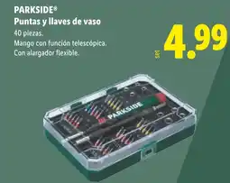 Lidl PARKSIDE Puntas y llaves de vaso oferta