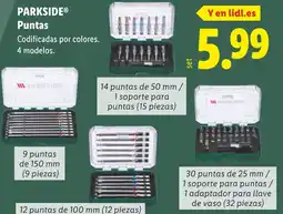 Lidl PARKSIDE Puntas oferta