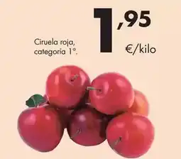 Supermercados Lupa Ciruela roja, categoría 1° oferta
