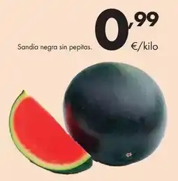 Supermercados Lupa Sandia negra sin pepitas oferta