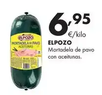 Supermercados Lupa Elpozo - mortadela de pavo con aceitunas oferta