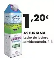 Supermercados Lupa Asturiana - leche sin lactosa semidesnatada oferta