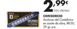 Supermercados Lupa Consorcio - anchoas del cantabrico en aceite de oliva oferta