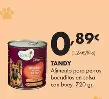 Supermercados Lupa Tandy - alimento para perros bocaditos en salsa con buey oferta