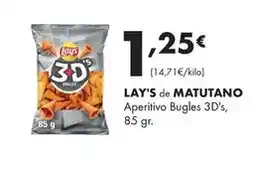 Supermercados Lupa Matutano - lay's aperitivo bugles 3d's oferta