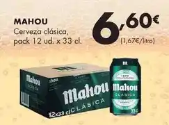 Supermercados Lupa Mahou - cerveza clasica oferta