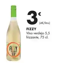 Supermercados Lupa Fizzy - vino verdejo 5,5 frizzante oferta